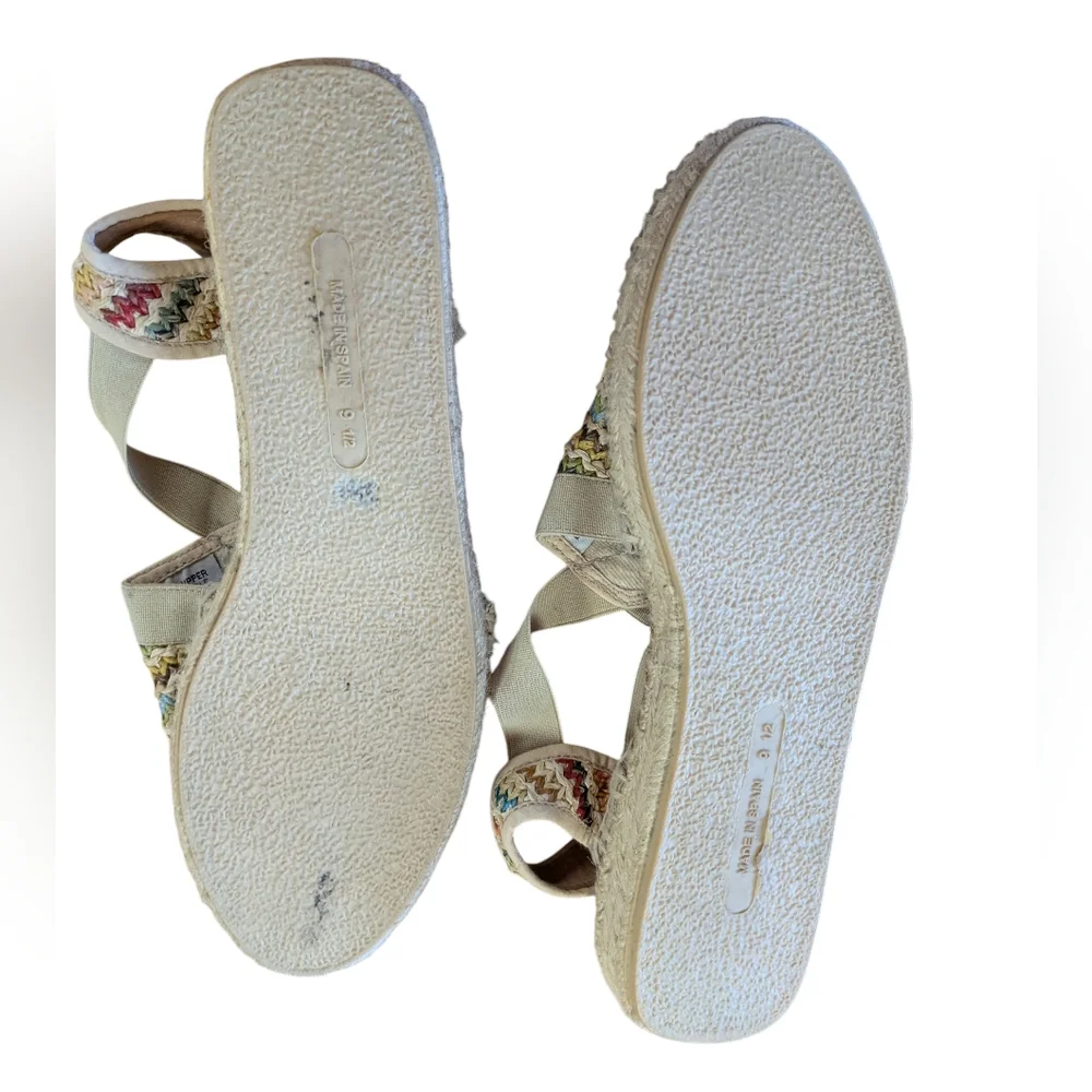 Picon Espadrille Sandals Made in Spain Size 9.5
